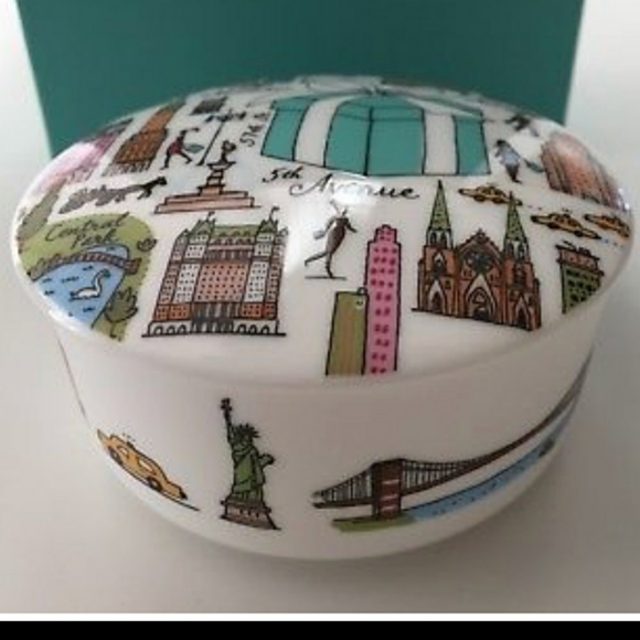 COPY Tiffany Bone China Trinket Box